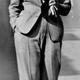 Actress Marlene Dietrich wears a trendsetting masculine style pant suit created by French couturiere Coco Chanel in 1933 at an unknown location. (AP Photo)